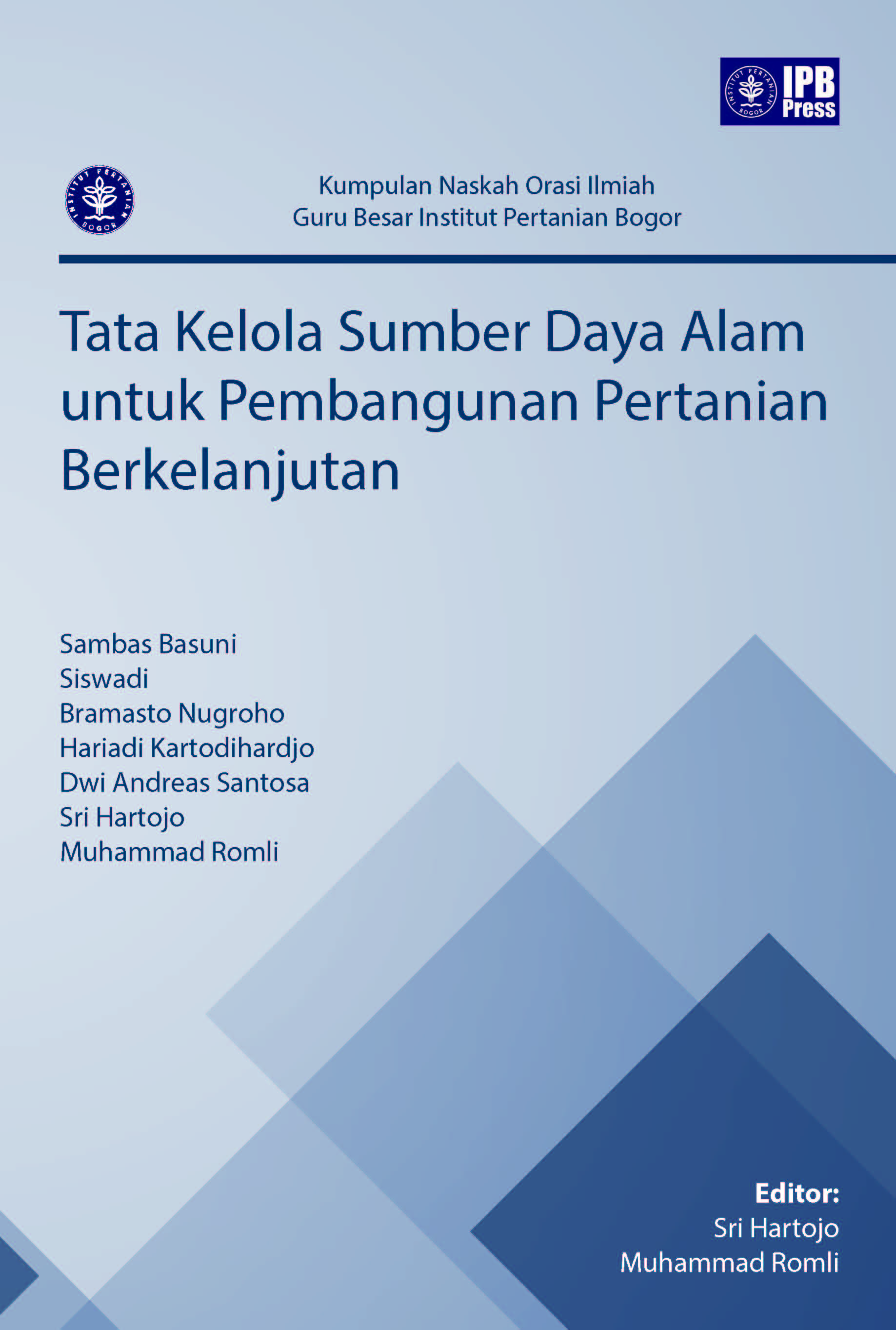 Tata kelola sumber daya alam untuk pembangunan pertanian berkelanjutan [sumber elektronis]