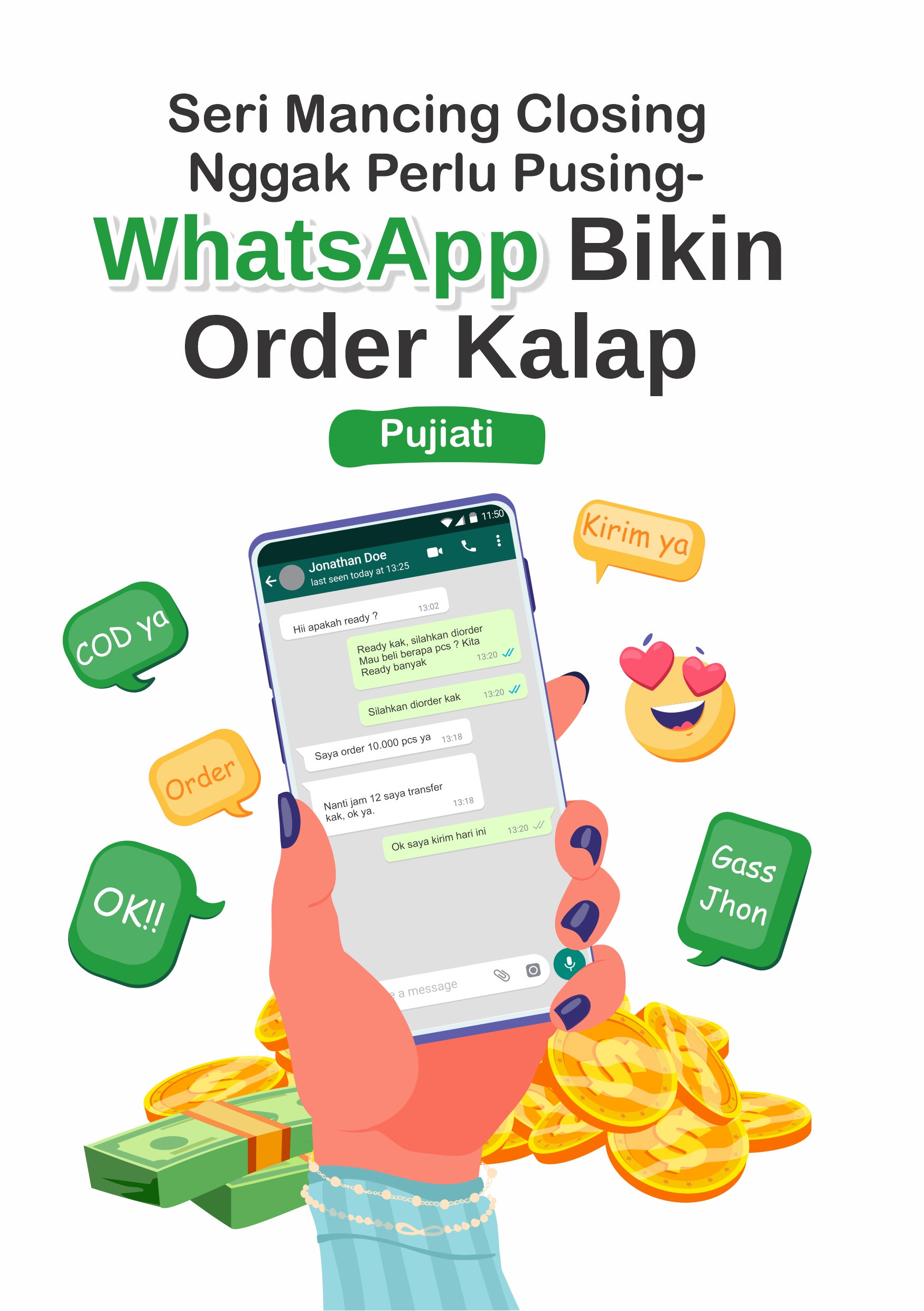 Whatsapp bikin order kalap [sumber elektronis]