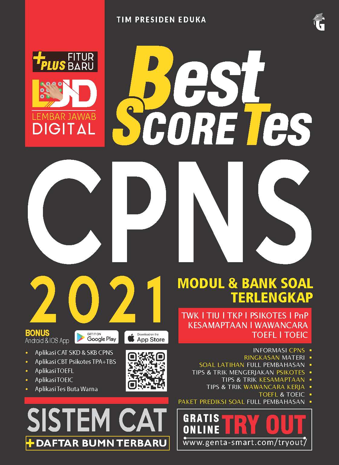 Best score tes CPNS 2021 [sumber elektronis]