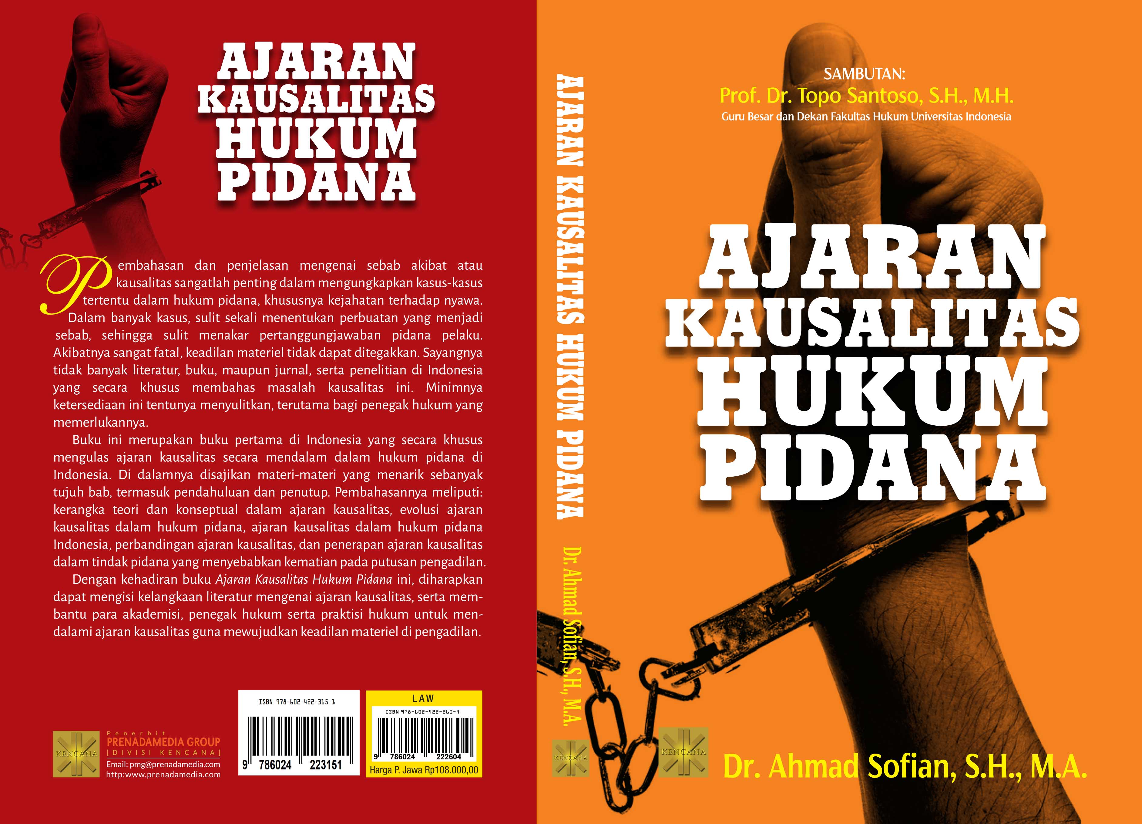 Ajaran kausalitas hukum pidana [sumber elektronis]