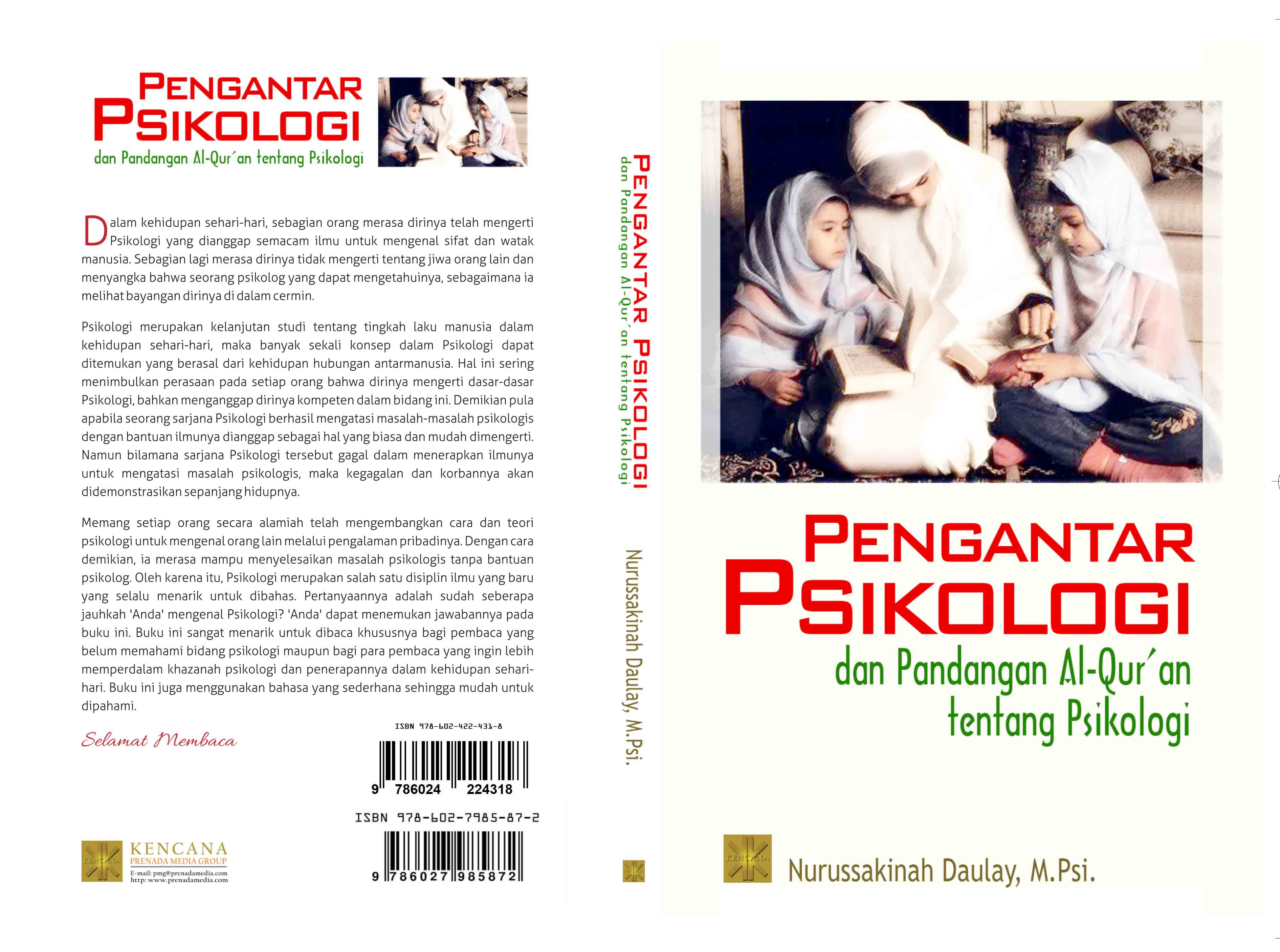 Pengantar psikologi dan pandangan al-qur'an tentang psikologi [sumber elektronis]