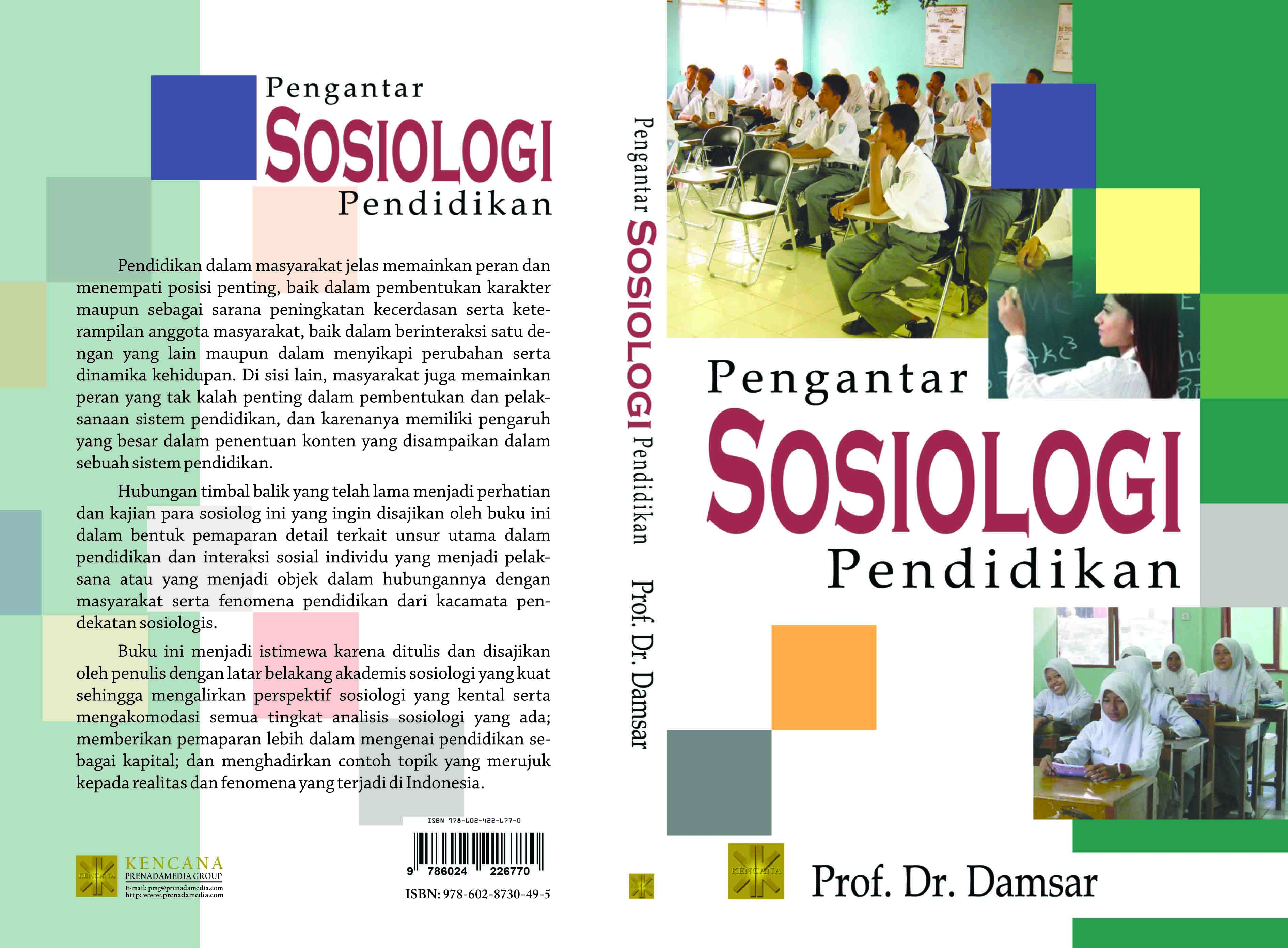 Pengantar sosiologi pendidikan [sumber elektronis]