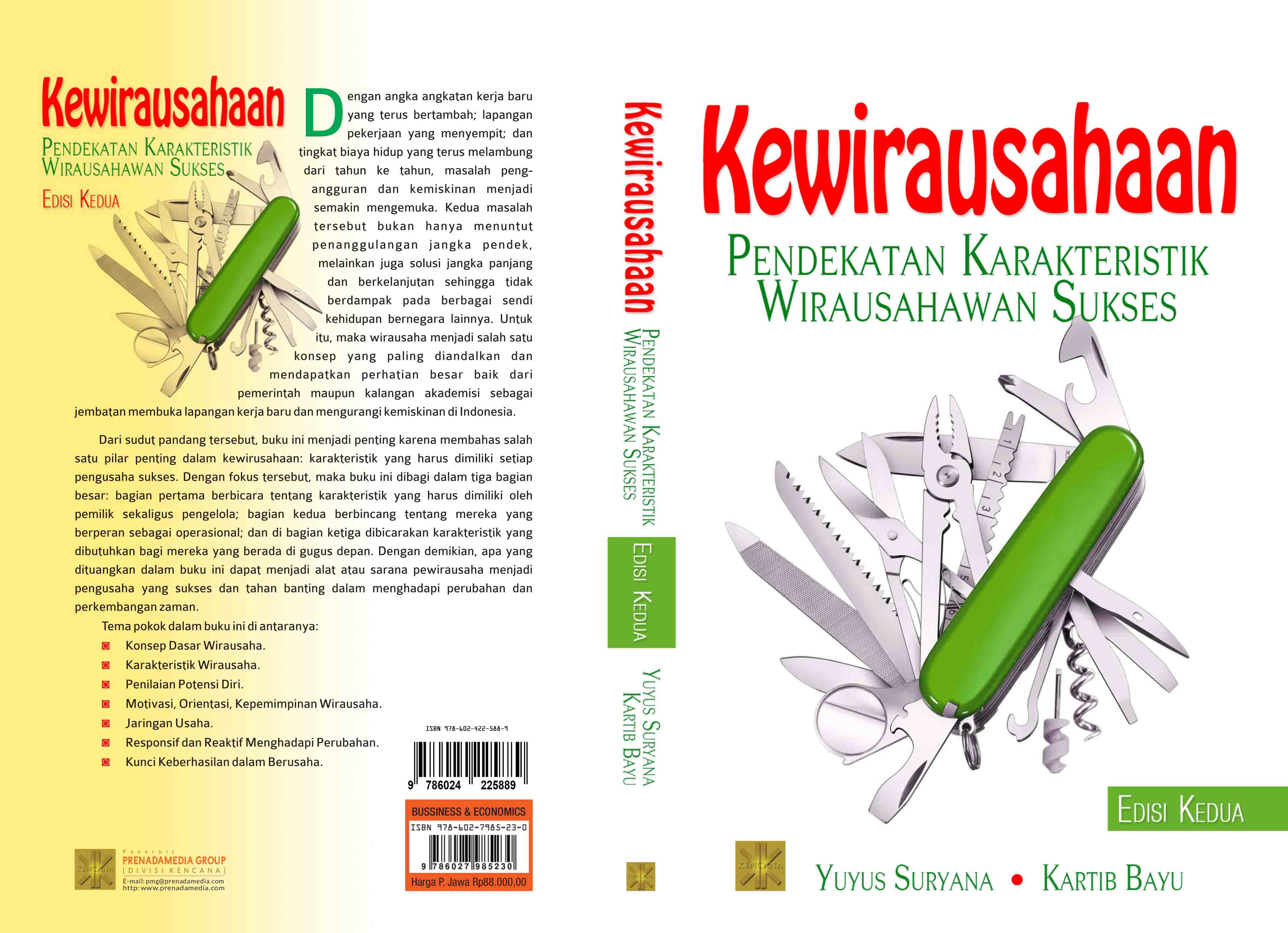 Kewirausahaan [sumber elektronis] : pendekatan karakteristik wirausahawan sukses