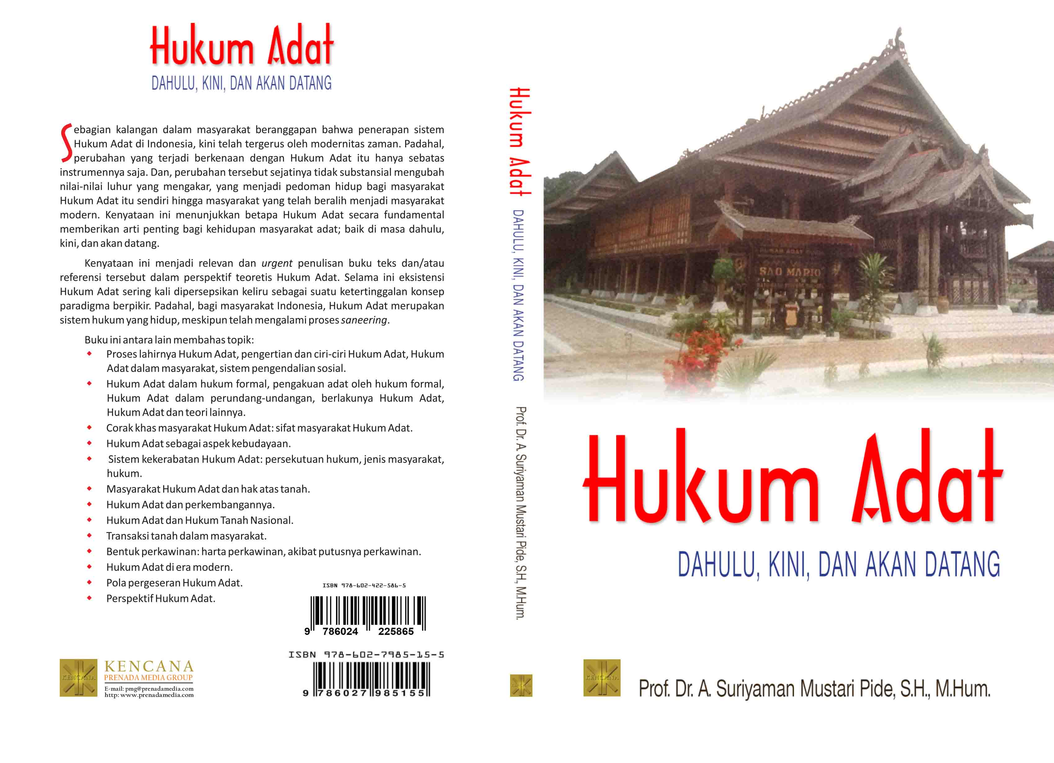 Hukum adat [sumber elektronis] : dahulu, kini dan akan datang