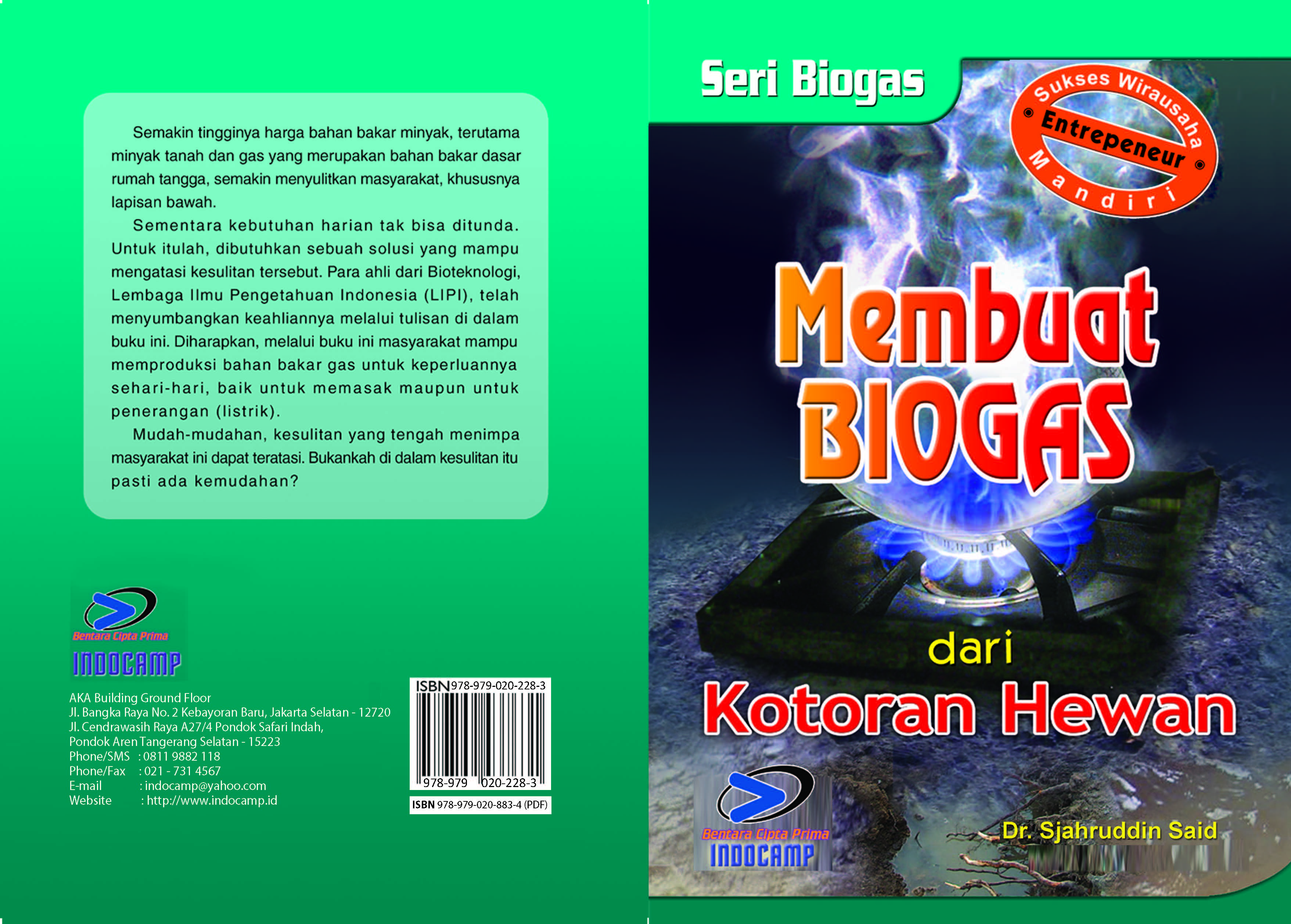 Membuat biogas dari kotoran hewan [sumber elektronis]