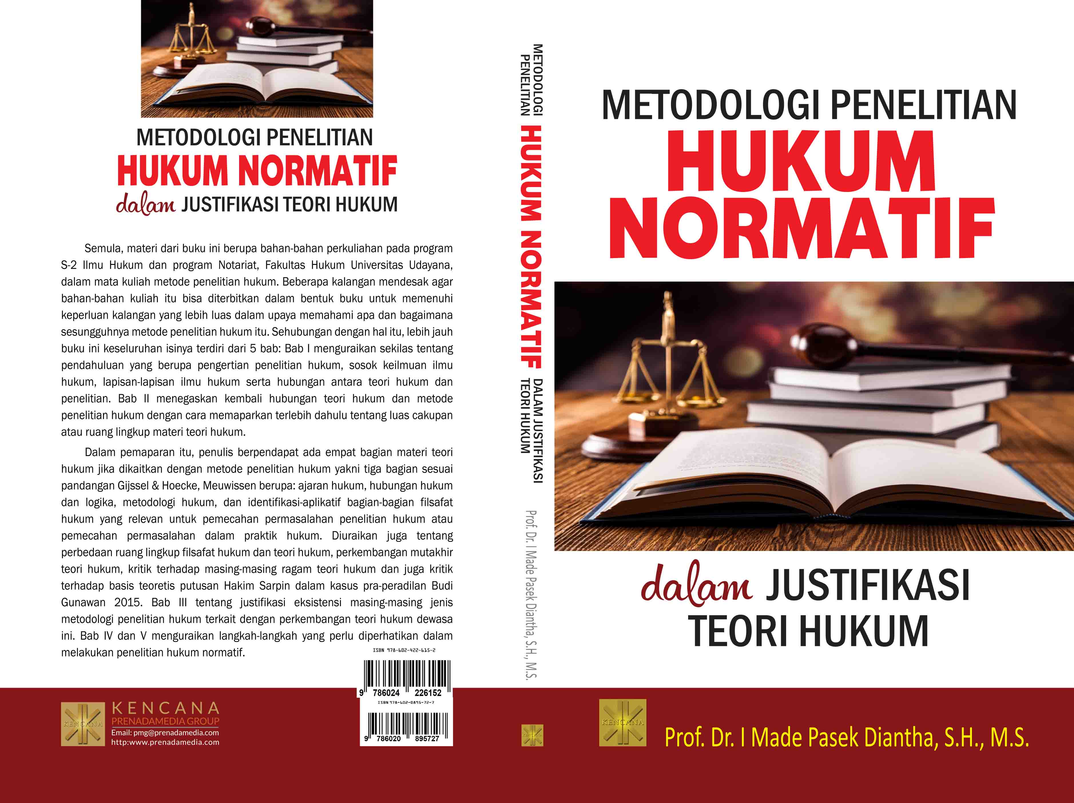 Metodologi penelitian hukum normatif dalam justifikasi teori hukum [sumber elektronis]