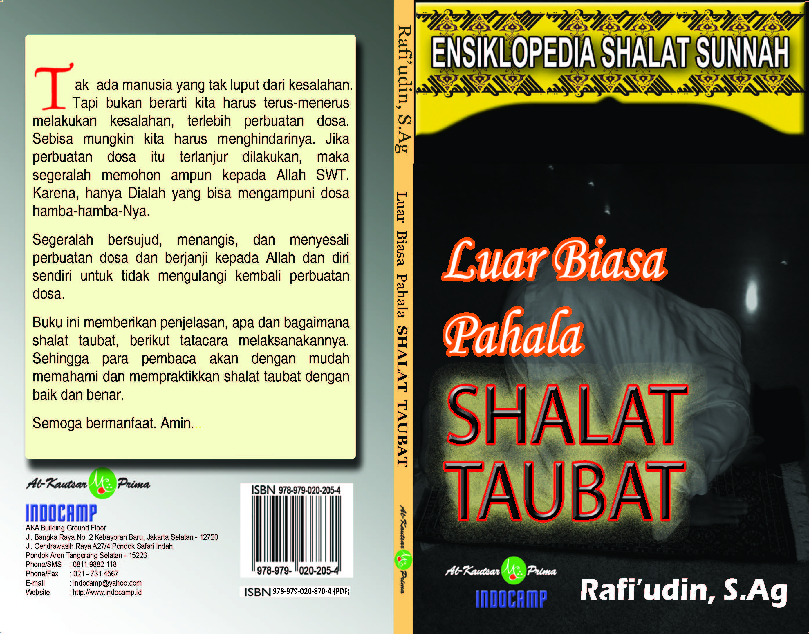 Ensiklopedia shalat sunnah [sumber elektronis] :  taubat