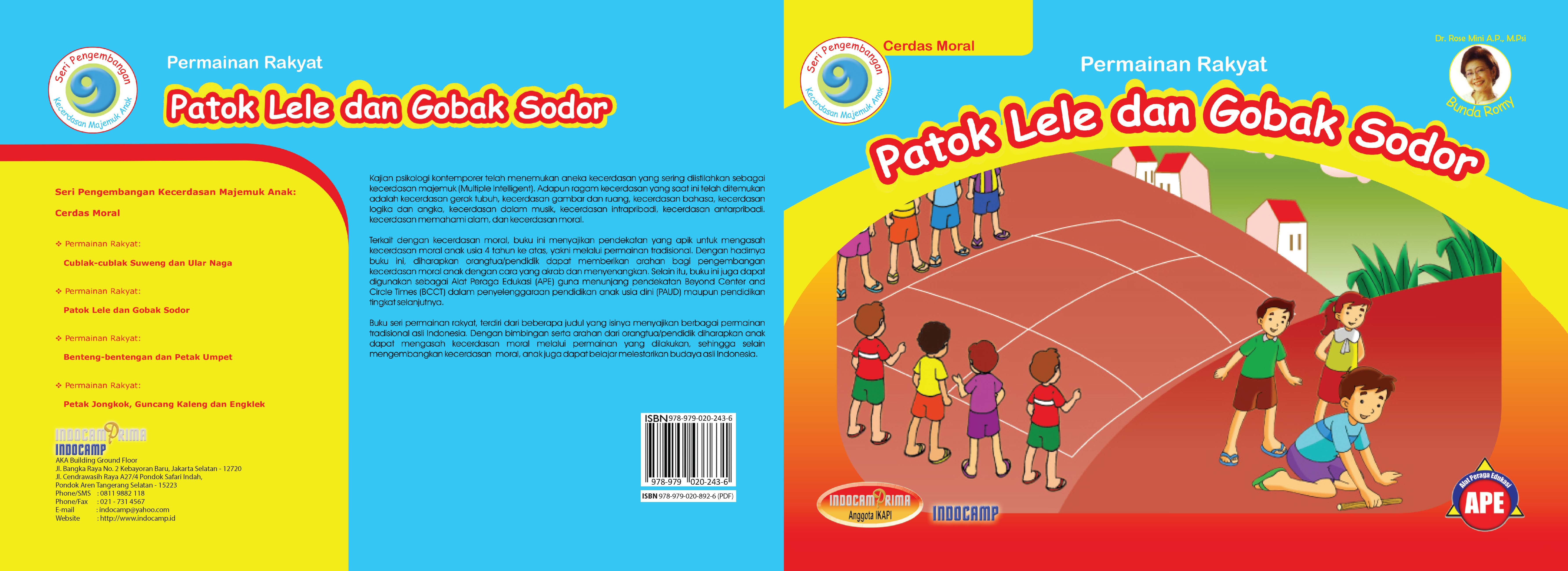 Permainan rakyat [sumber elektronis] :  patok lele dan gobak sodor