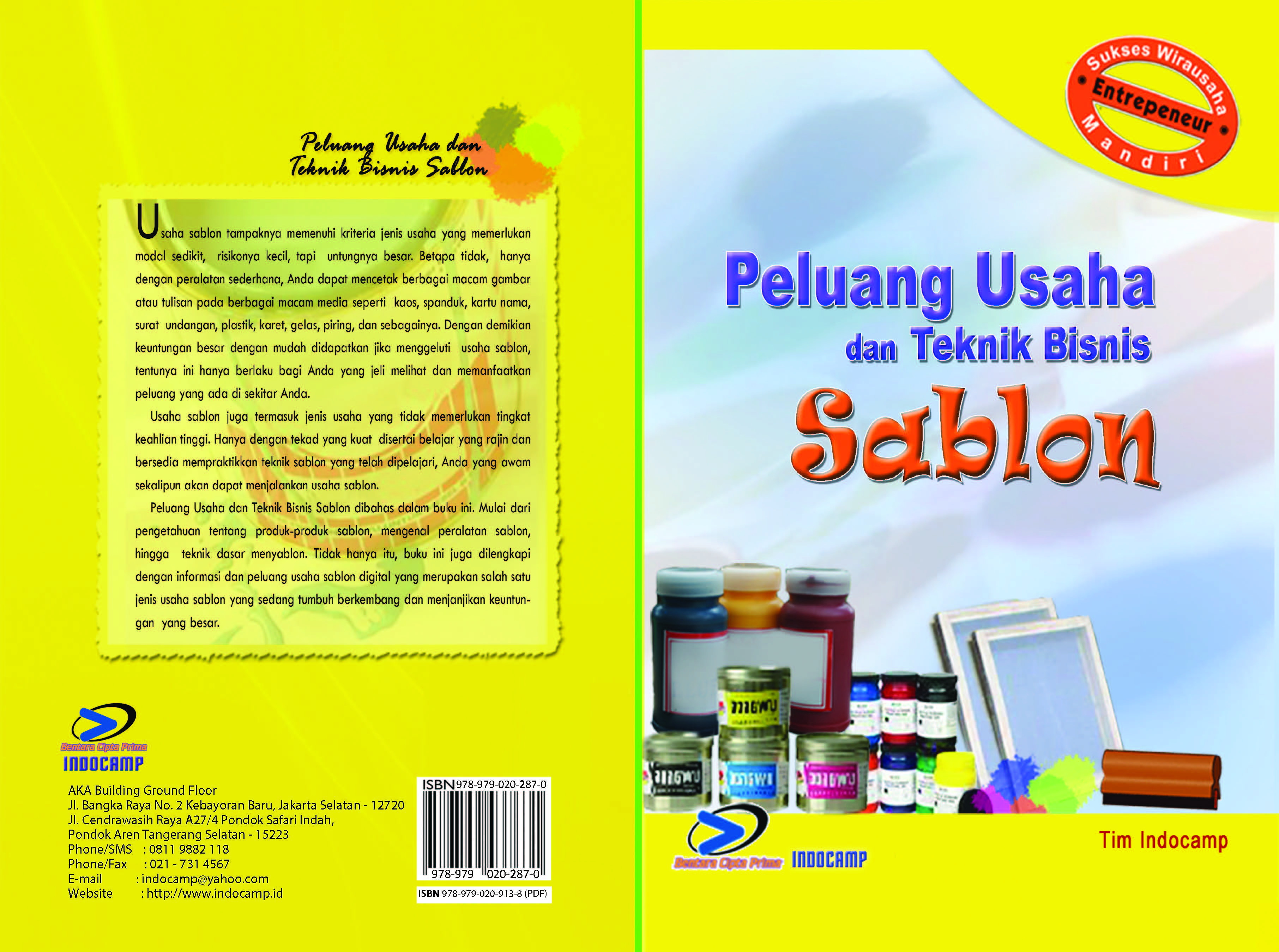 Peluang usaha dan teknik bisnis sablon [sumber elektronis]