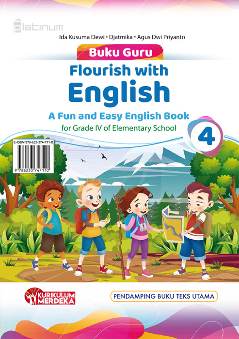 Flourish with English [sumber elektronis] : a fun and easy English book : buku guru