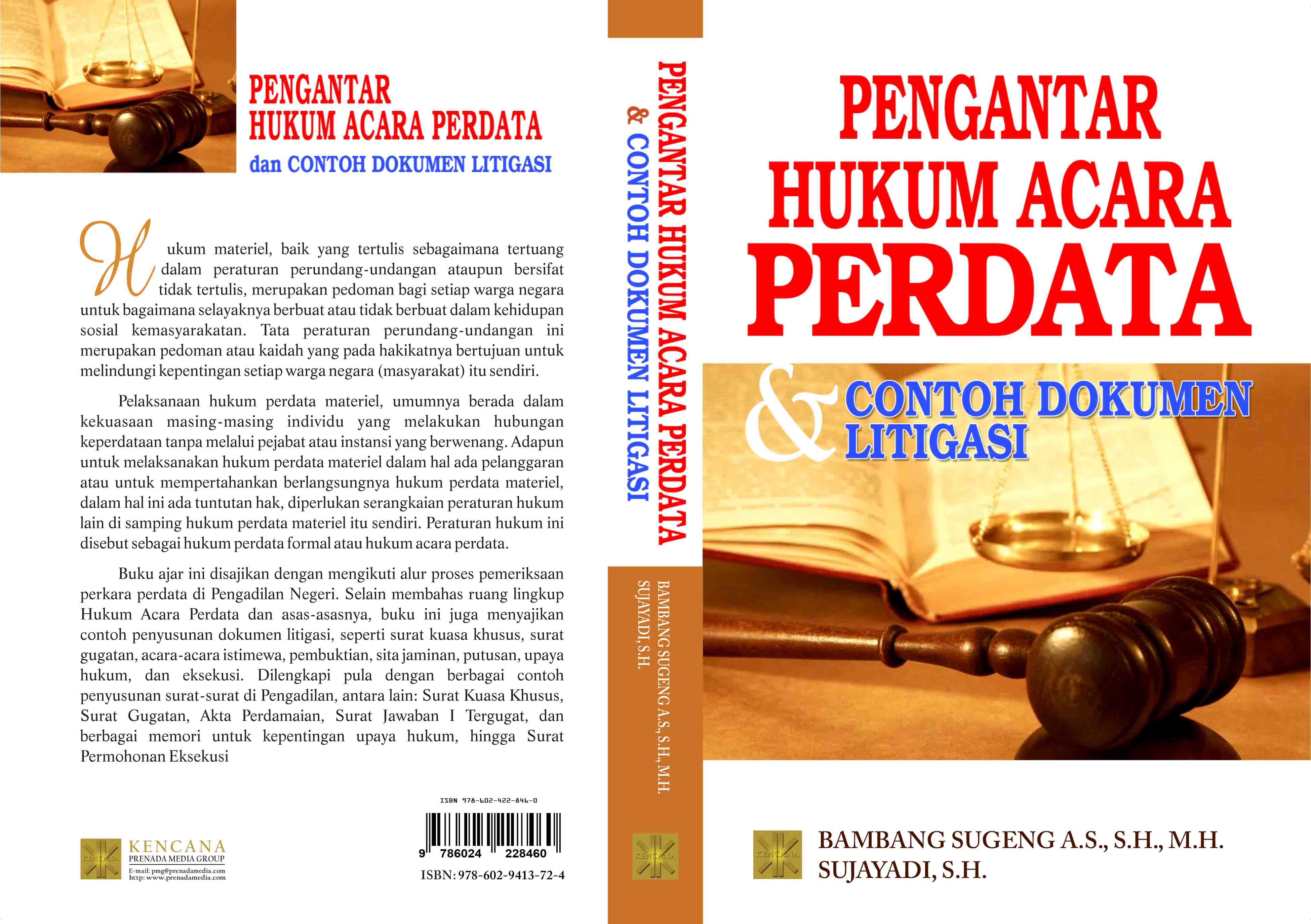 Pengantar hukum acara perdata dan contoh dokumen litigasi [sumber elektronis]