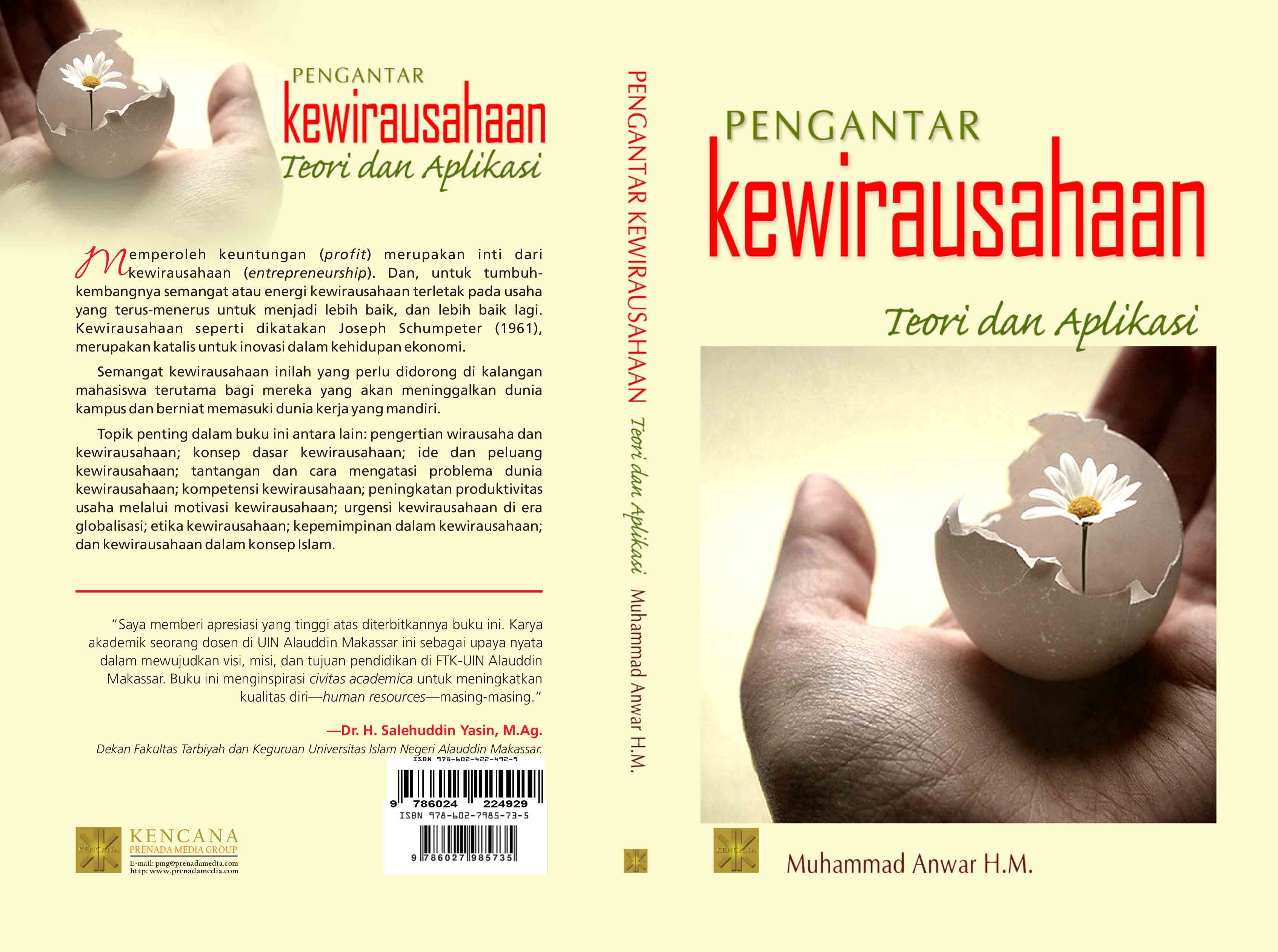 Pengantar kewirausahaan [sumber elektronis] : teori dan aplikasi