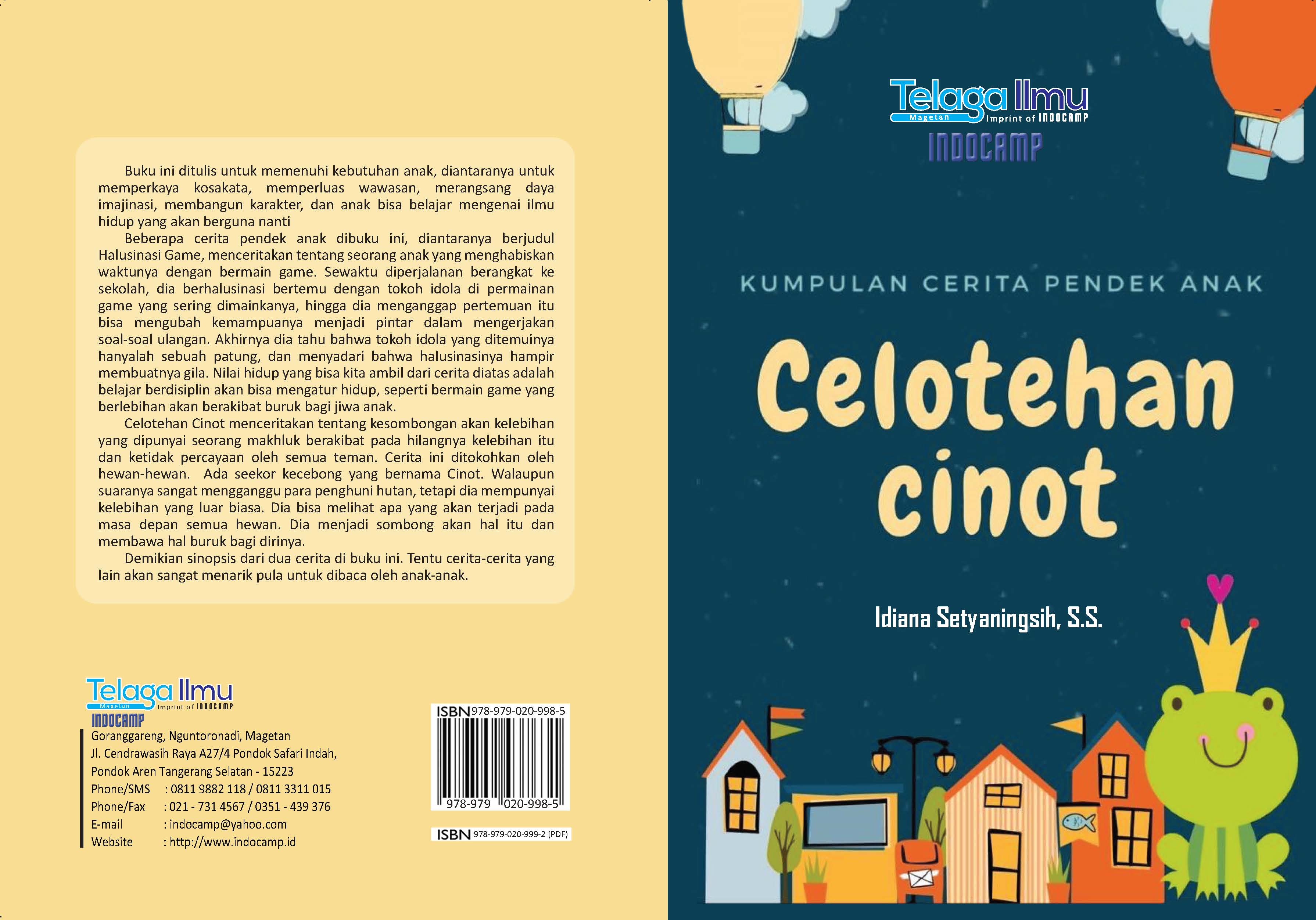 Kumpulan cerita pendek anak : celotehan cinot [sumber elektronis]