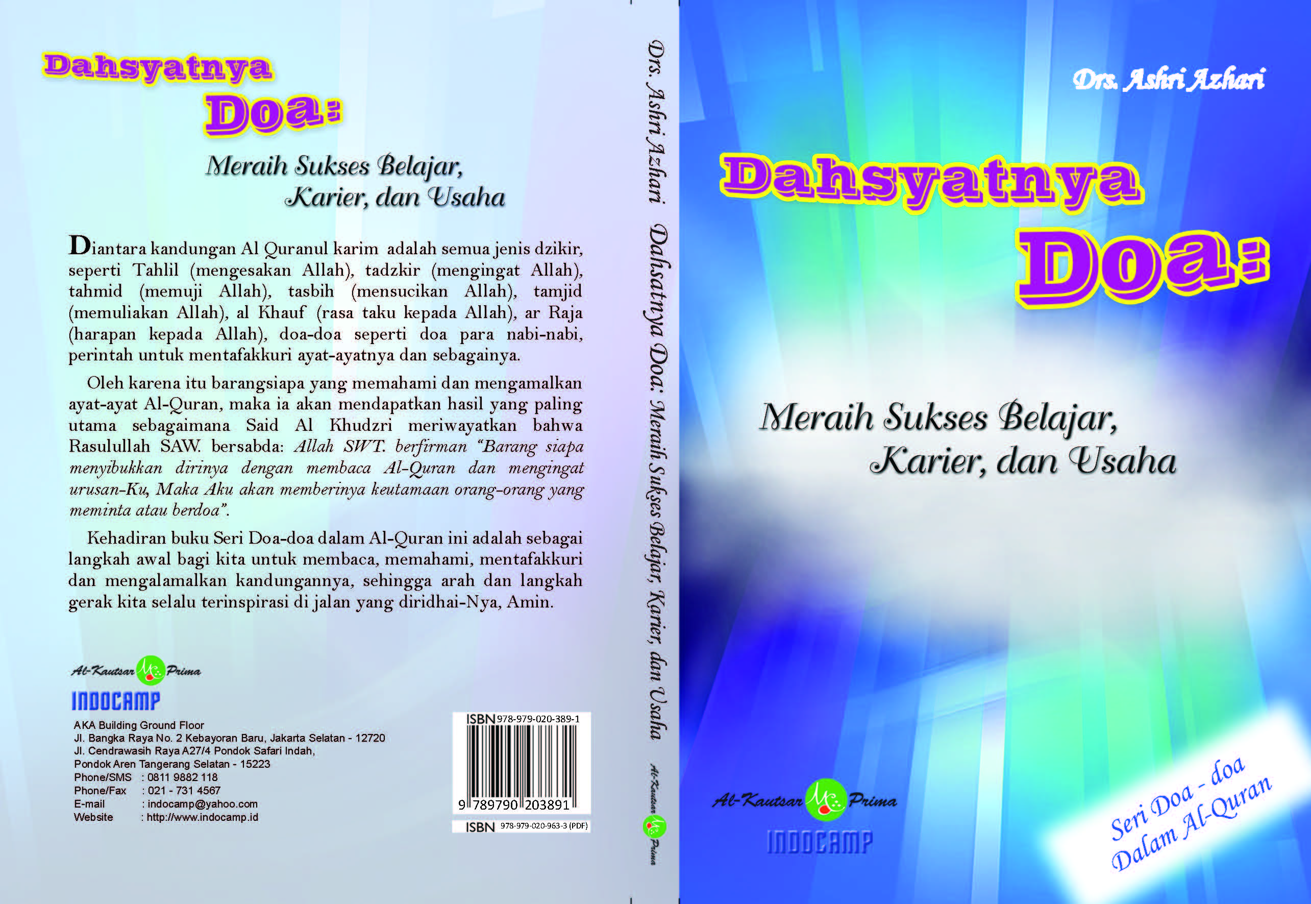 Dahsyatnya doa [sumber elektronis] :  meraih sukses belajar, karier, dan usaha