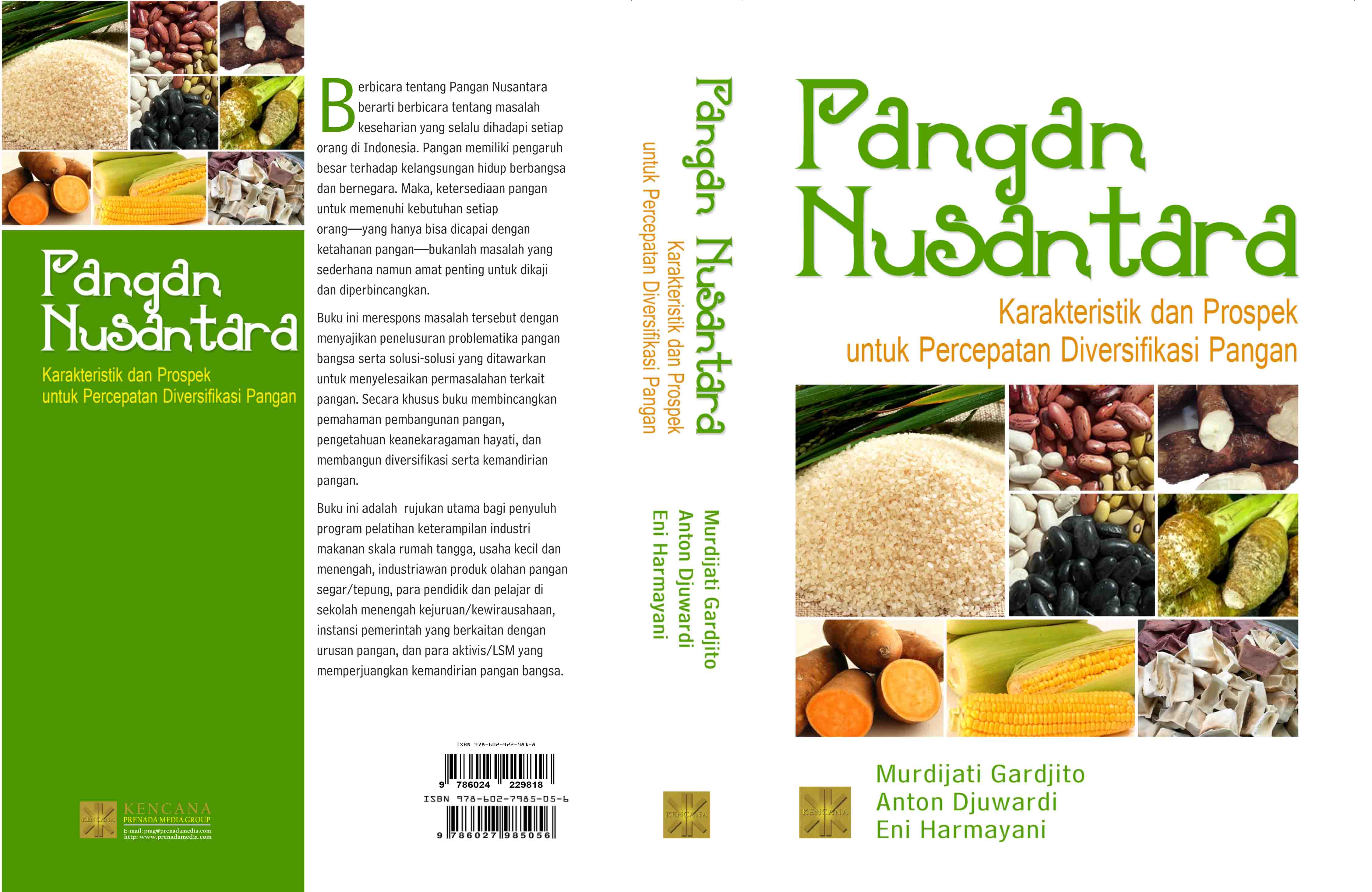 Pangan nusantara [sumber elektronis] : karakteristik dan prospek untuk percepatan diversifikasi pangan