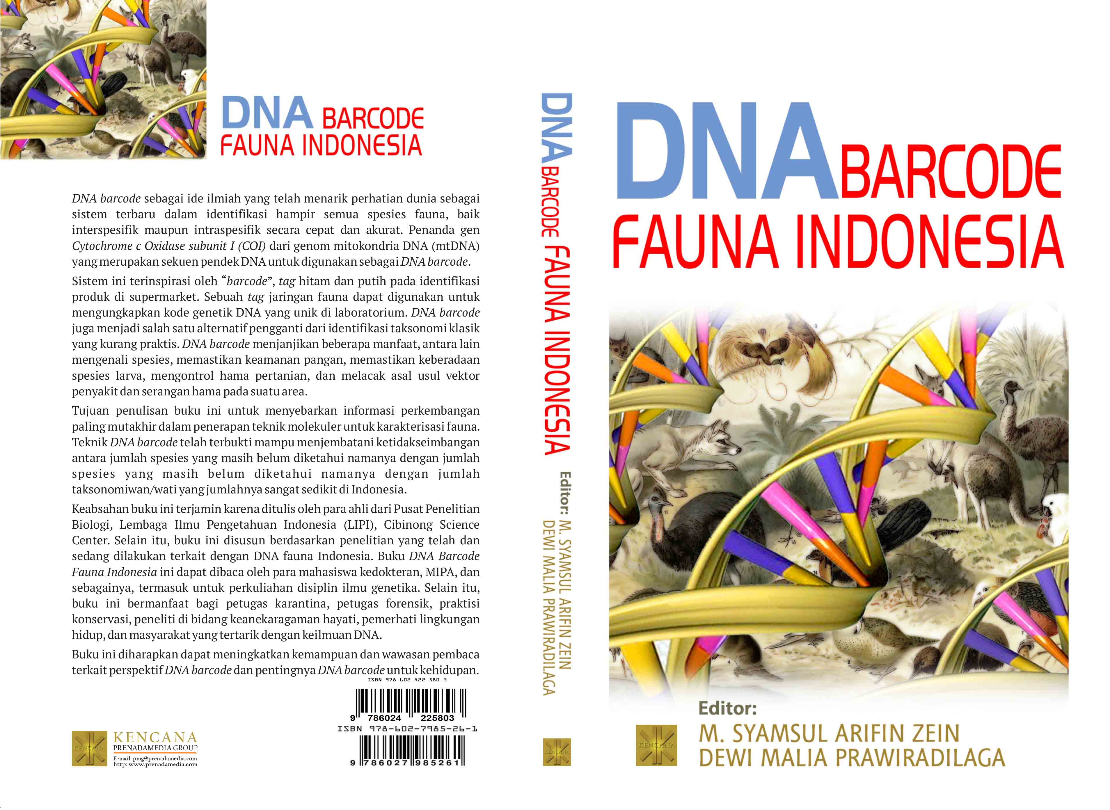 DNA barcode fauna Indonesia [sumber elektronis]