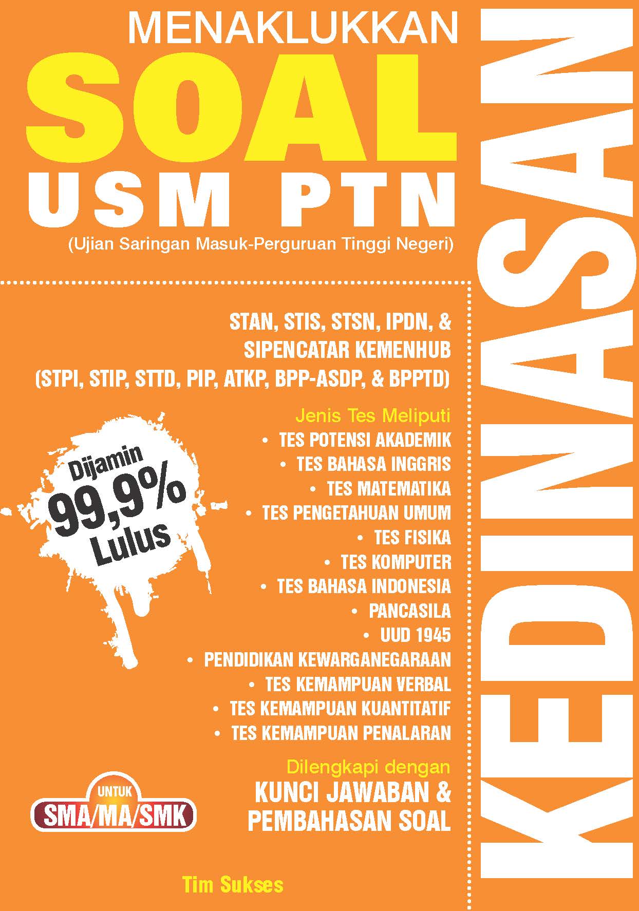 Menaklukkan soal usm ptn kedinasan [ sumber elektronis ]