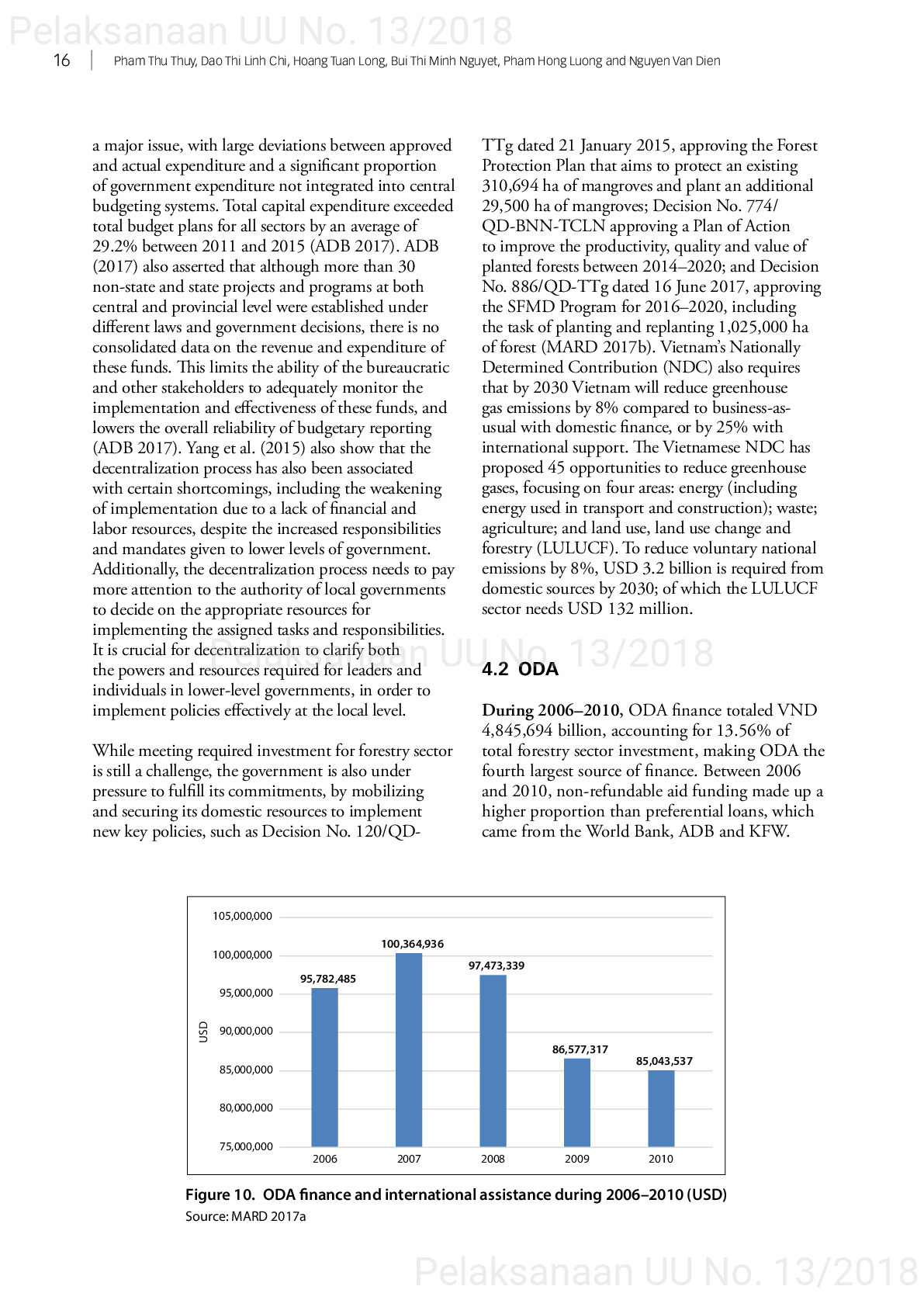 Opportunities and challenges in mobilizing finance to implement vietnam’s forestry development strategy for 2006–2020 [sumber elektronis]