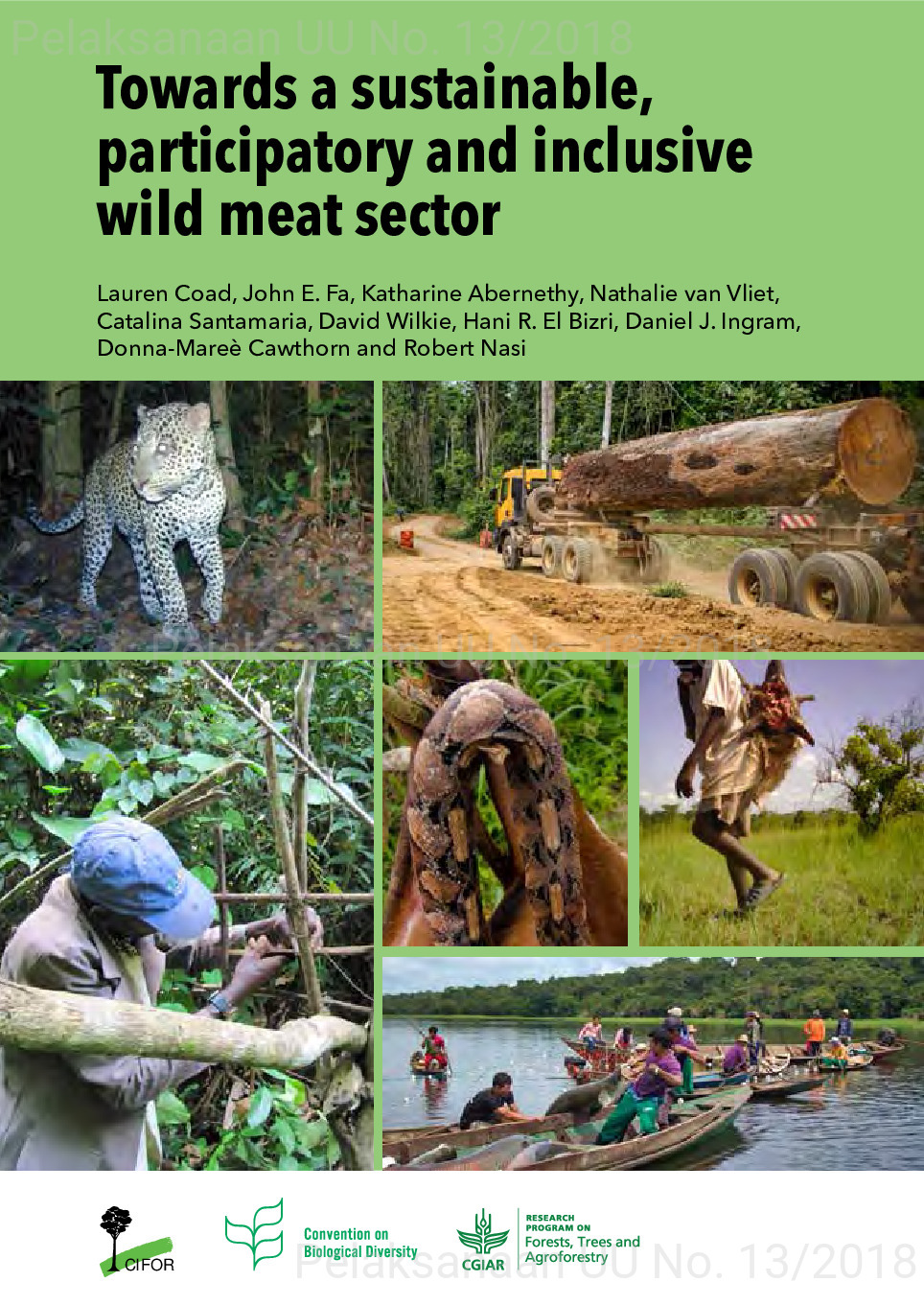 Toward a sustainable, participatory and inclusive wild meat sector [sumber elektronis]