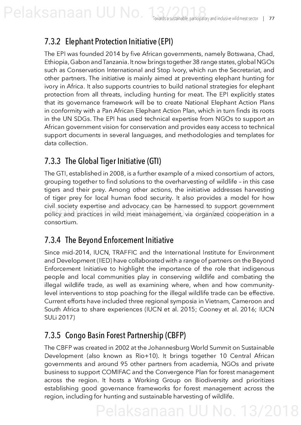 Toward a sustainable, participatory and inclusive wild meat sector [sumber elektronis]