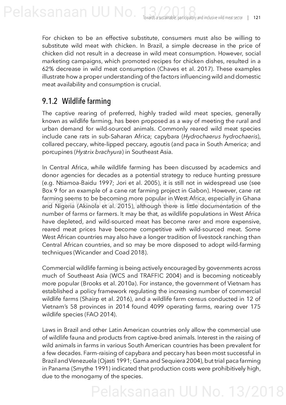 Toward a sustainable, participatory and inclusive wild meat sector [sumber elektronis]