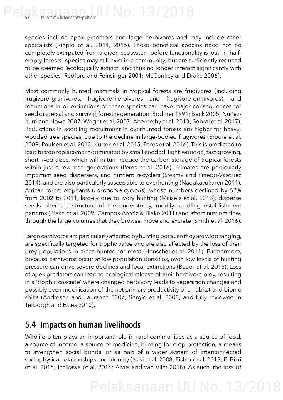 Toward a sustainable, participatory and inclusive wild meat sector [sumber elektronis]