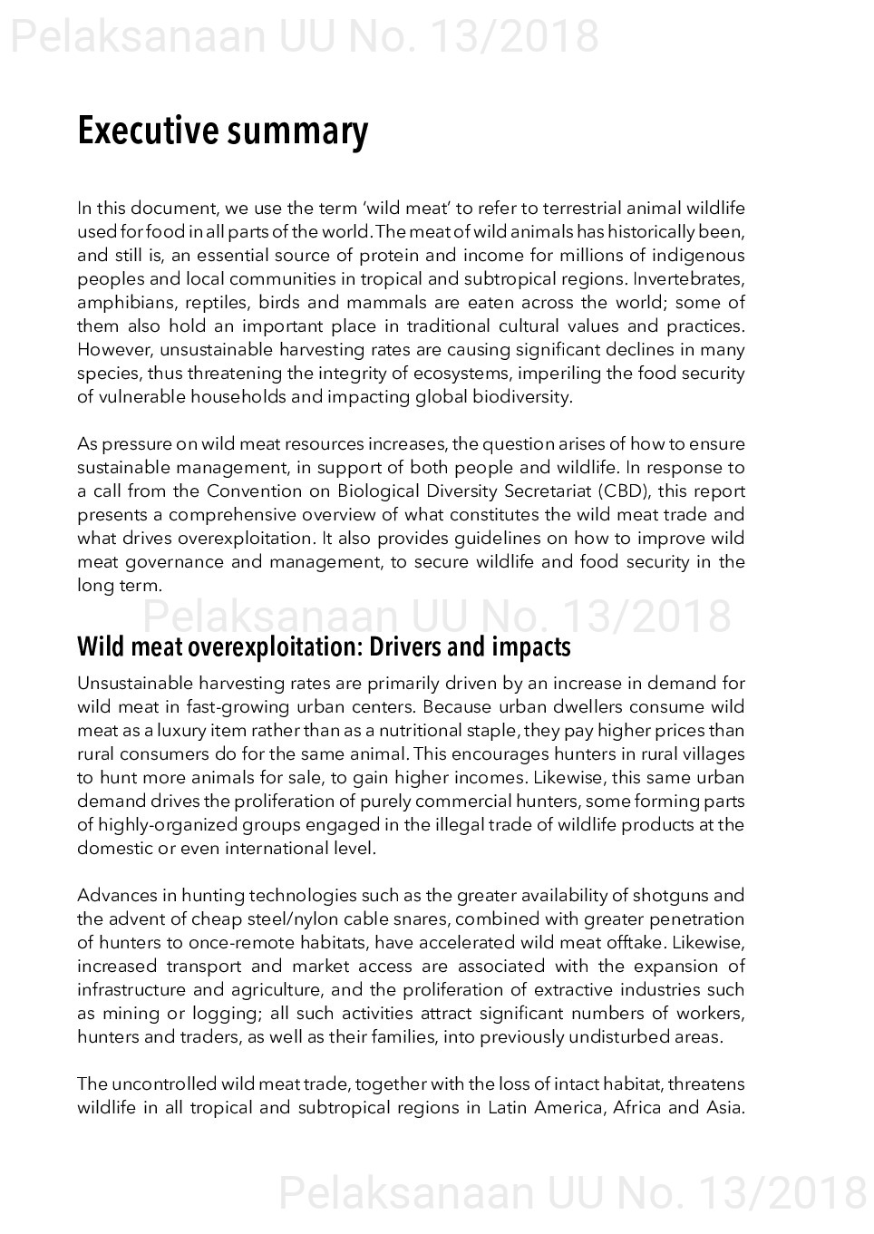 Toward a sustainable, participatory and inclusive wild meat sector [sumber elektronis]