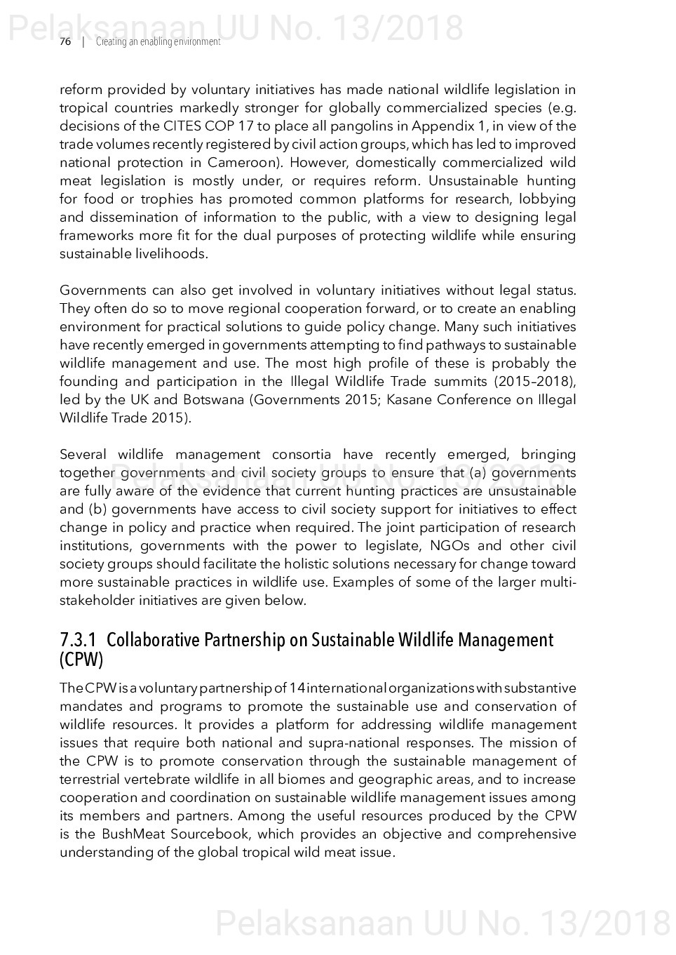 Toward a sustainable, participatory and inclusive wild meat sector [sumber elektronis]