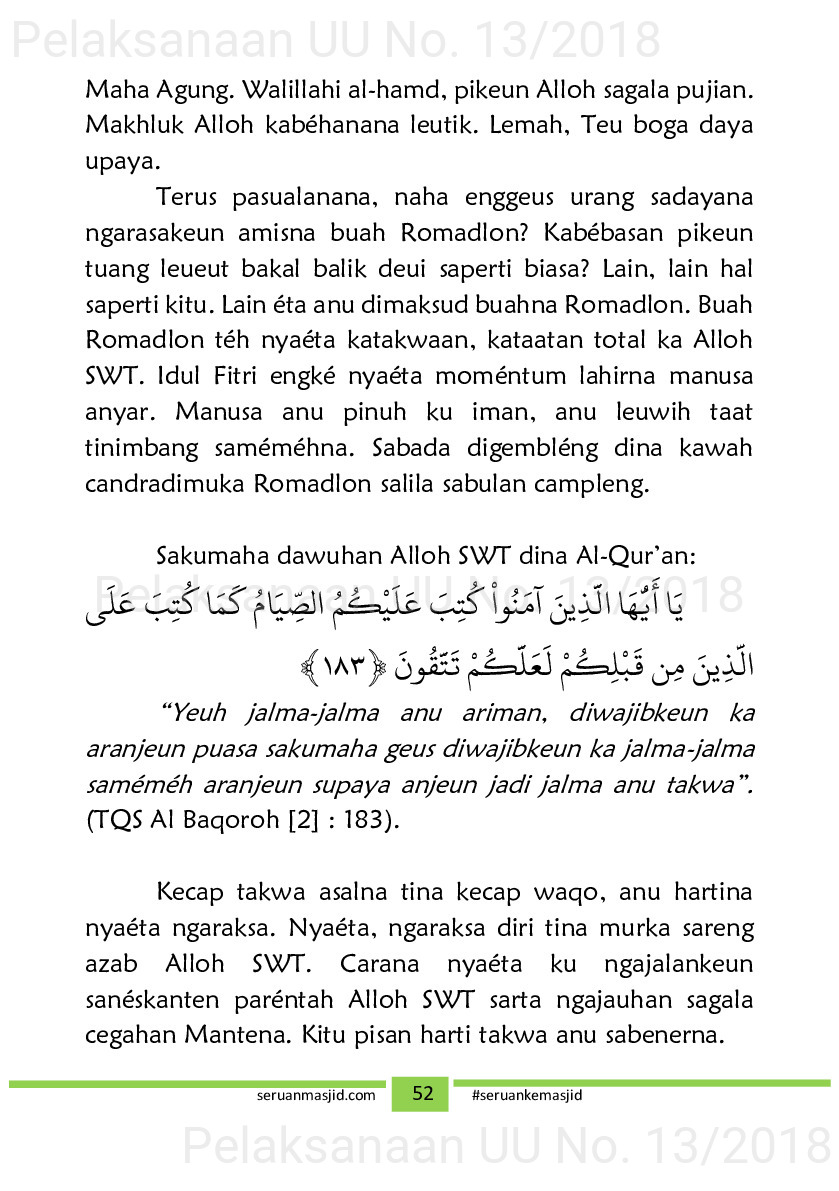 Naskah Jum’at tema Isra’ Mi’raj, Ramadhan dan haji [sumber elektronis]