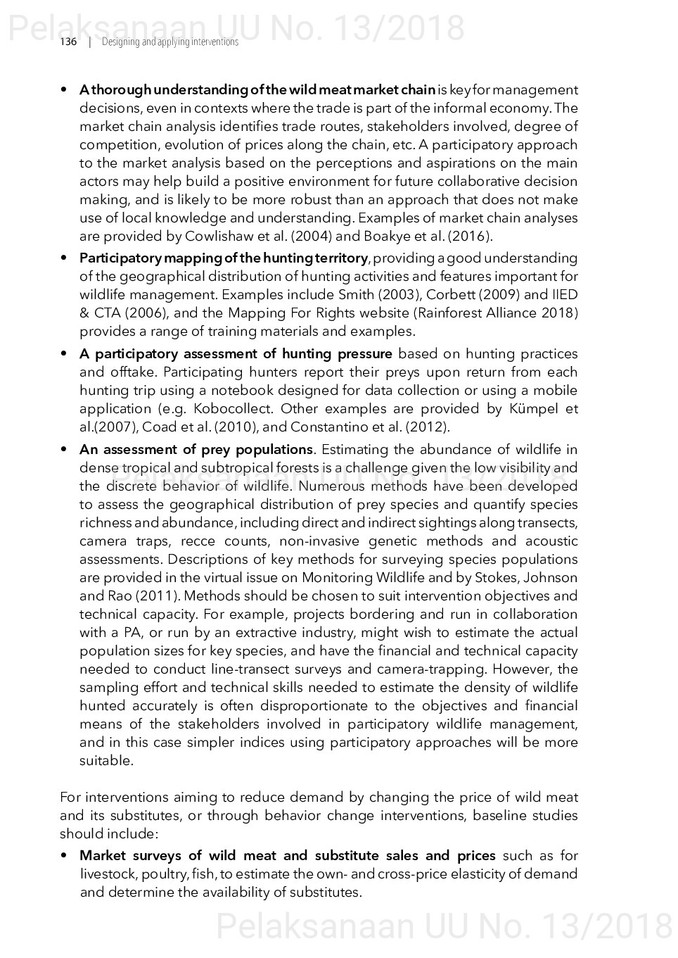 Toward a sustainable, participatory and inclusive wild meat sector [sumber elektronis]