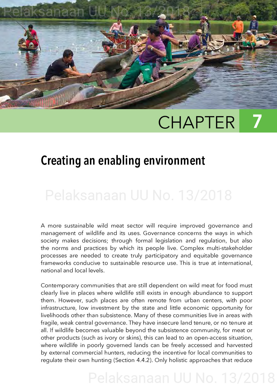 Toward a sustainable, participatory and inclusive wild meat sector [sumber elektronis]