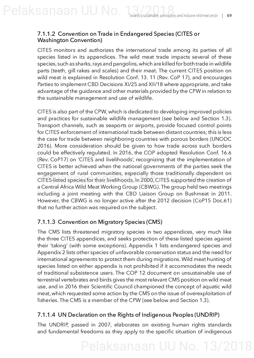 Toward a sustainable, participatory and inclusive wild meat sector [sumber elektronis]