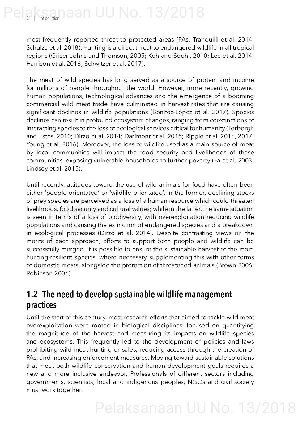 Toward a sustainable, participatory and inclusive wild meat sector [sumber elektronis]