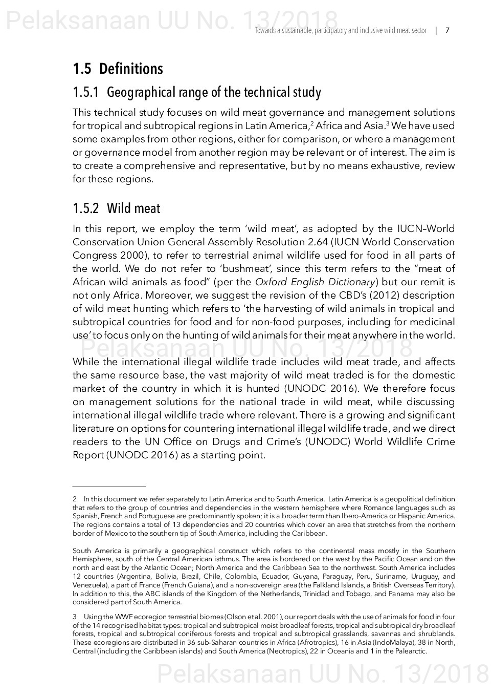 Toward a sustainable, participatory and inclusive wild meat sector [sumber elektronis]