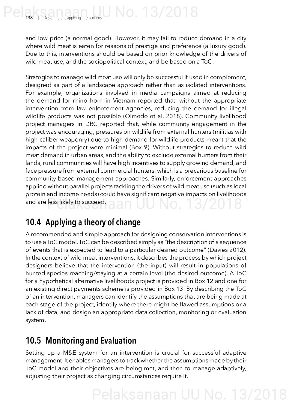 Toward a sustainable, participatory and inclusive wild meat sector [sumber elektronis]