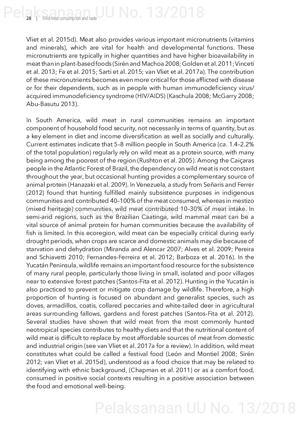 Toward a sustainable, participatory and inclusive wild meat sector [sumber elektronis]