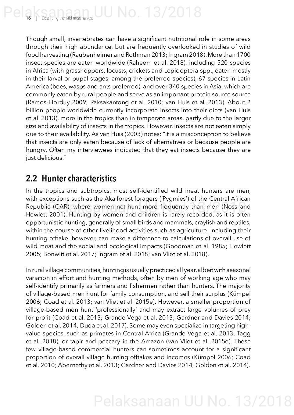 Toward a sustainable, participatory and inclusive wild meat sector [sumber elektronis]