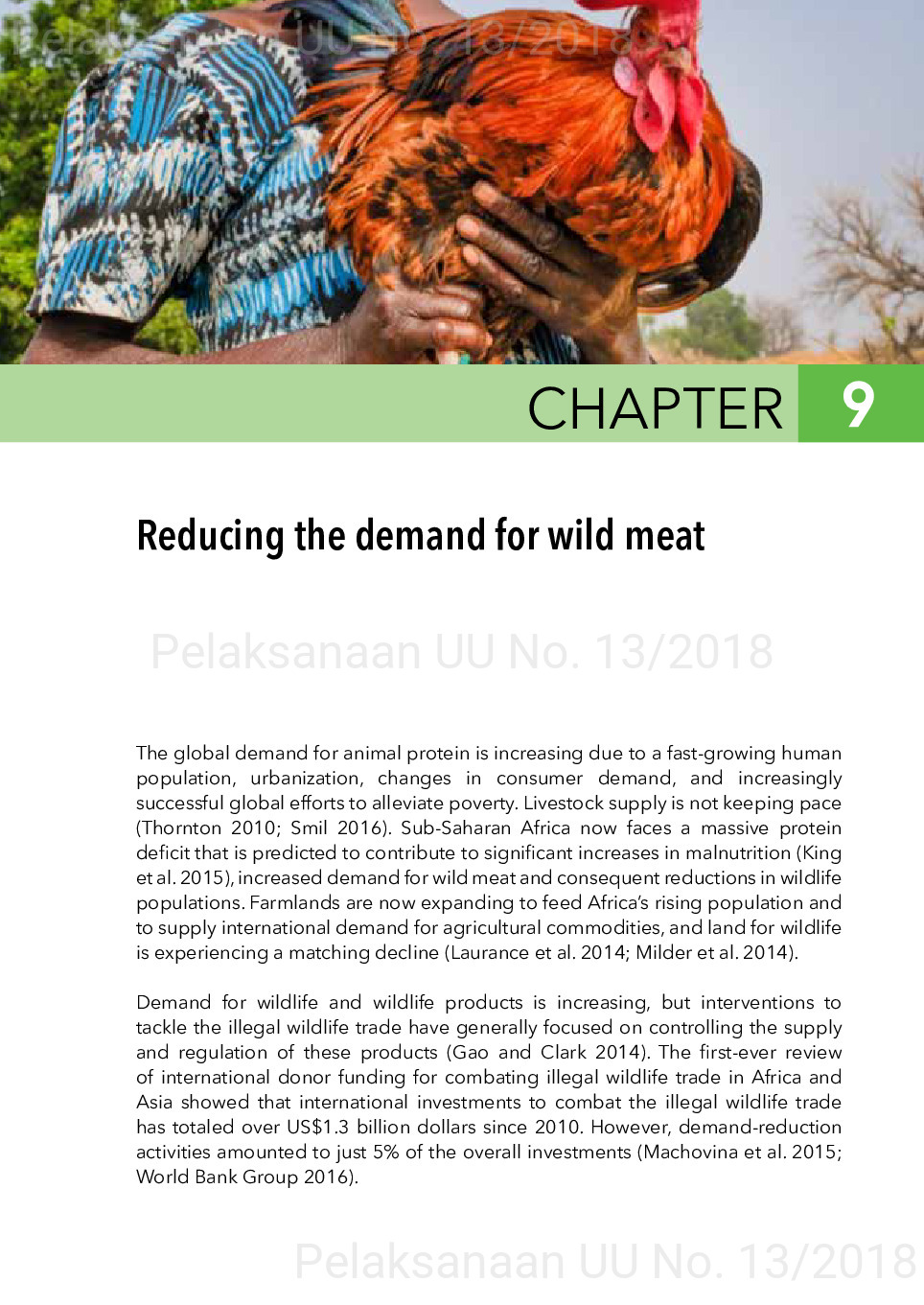 Toward a sustainable, participatory and inclusive wild meat sector [sumber elektronis]