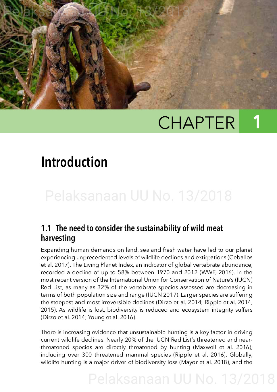 Toward a sustainable, participatory and inclusive wild meat sector [sumber elektronis]