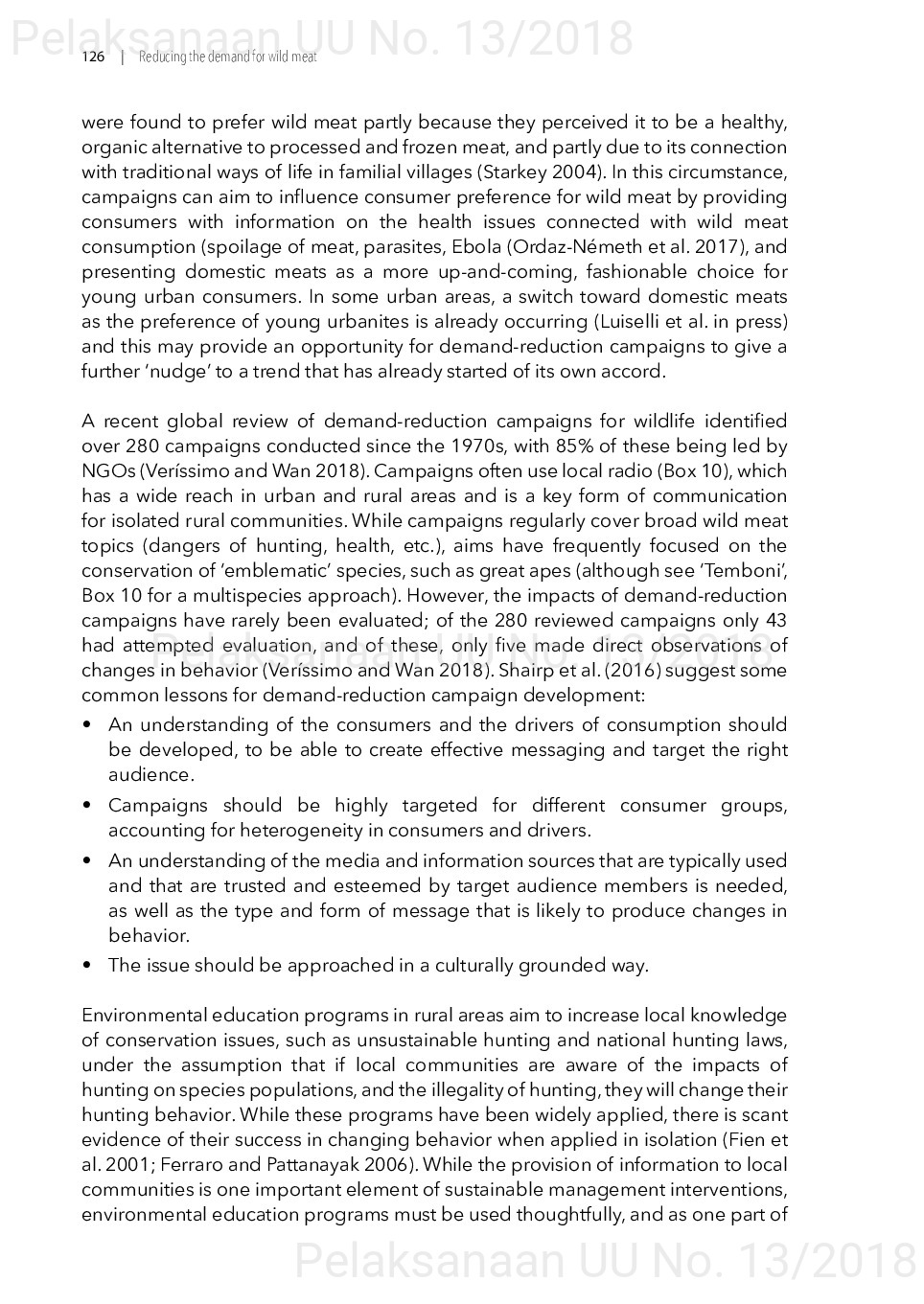 Toward a sustainable, participatory and inclusive wild meat sector [sumber elektronis]